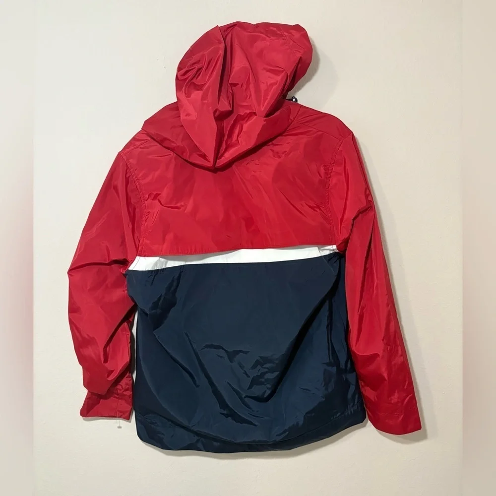 Tommy Hilfiger Sport Men’s Windbreaker Jacket Size Large Red/Navy/White - Picture 6 of 6